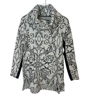 Tonia Debellis Black and White Tunic Small